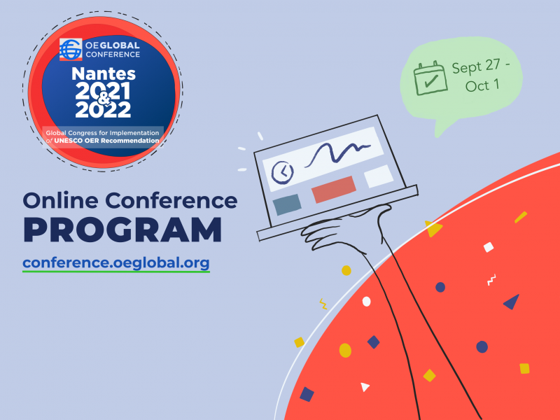 Exciting, multilingual OEGlobal 2021 Online Conference program to contribute to the implementation of the UNESCO OER Recommendation