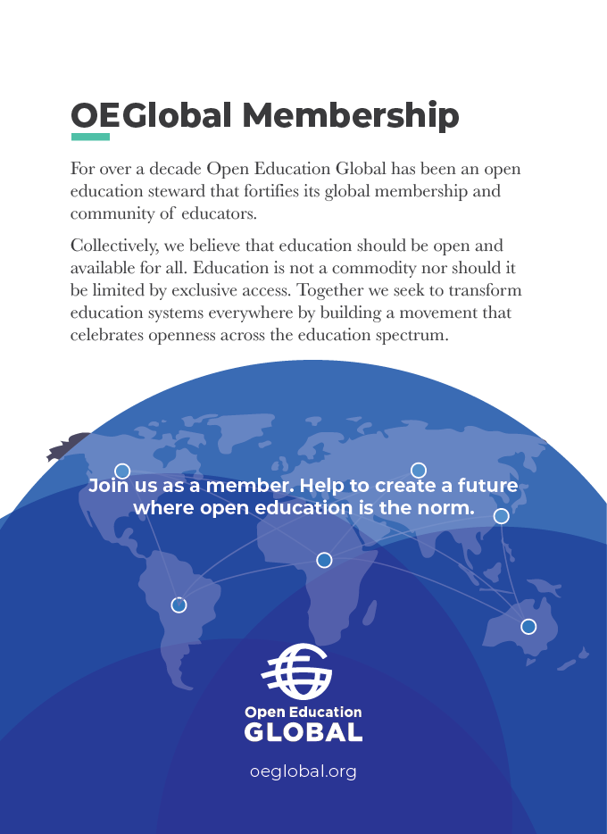 OE Global Membership flyer front