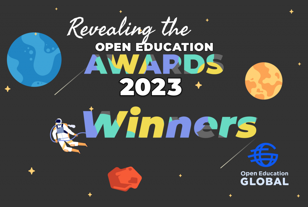 Winners of the 2023 Open Education Awards for Excellence