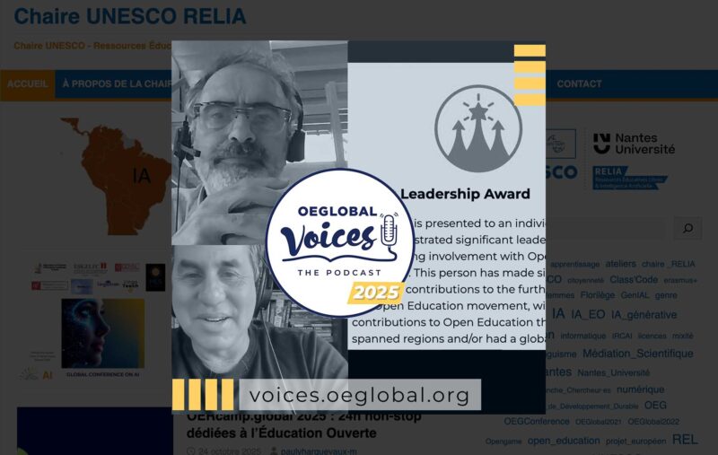 OEG Voices 086: Colin de la Higuera on 2024 OEAward for Leadership