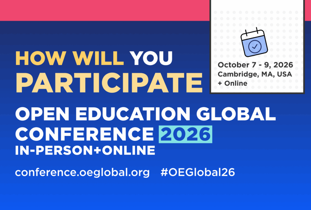 Shaping the 2026 OEGlobal Conference Together
