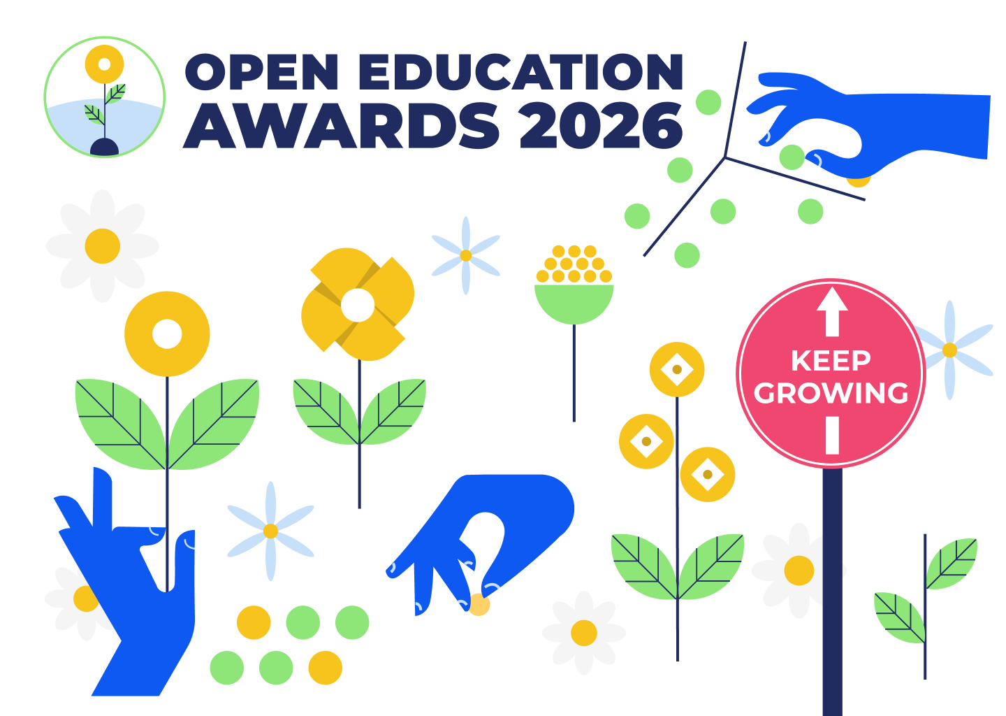 Open Education Awards 2026 a flower garden