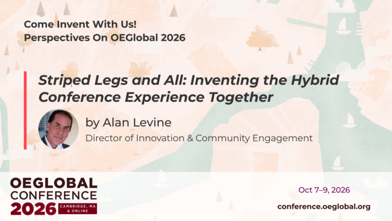 Striped Legs and All: Inventing the Hybrid Conference Experience Together