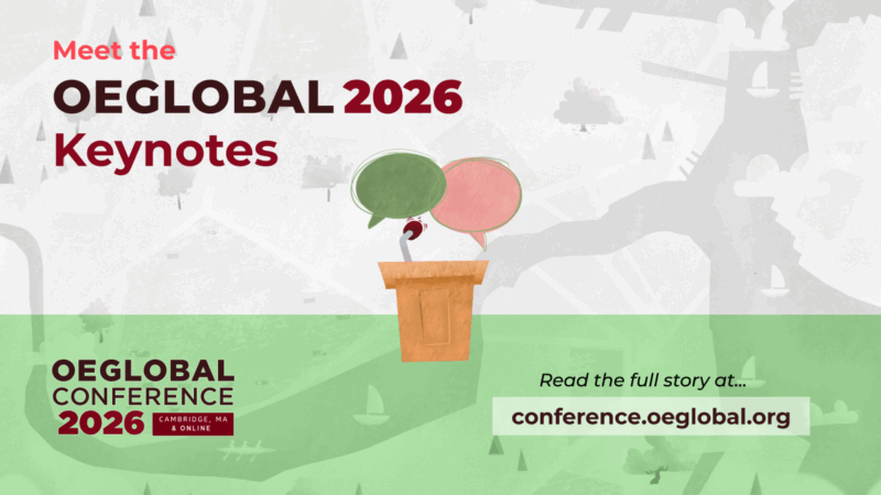 Announcing the OEGlobal 2026 Keynotes: Four Conversations on the Future of Open Education