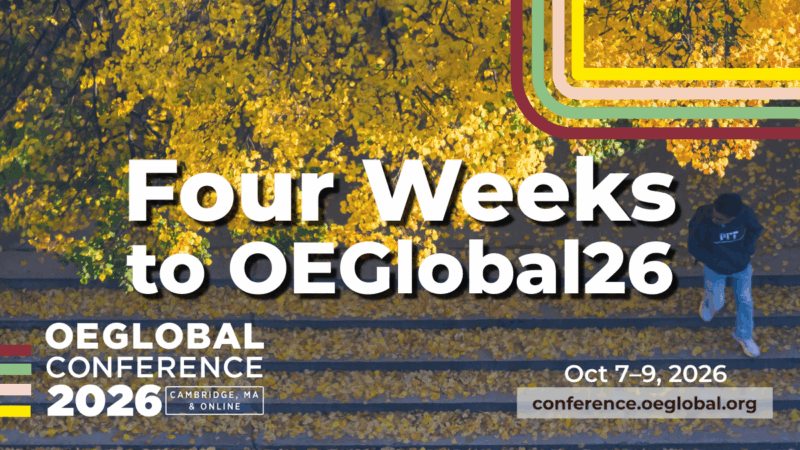 OEGlobal 2026 is four weeks away. Here’s what to expect